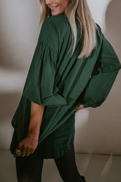 Idonea blouse I Emerald Green