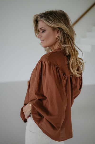 Addio blouse I Terracotta - Wild Souls by JV® - Blouses