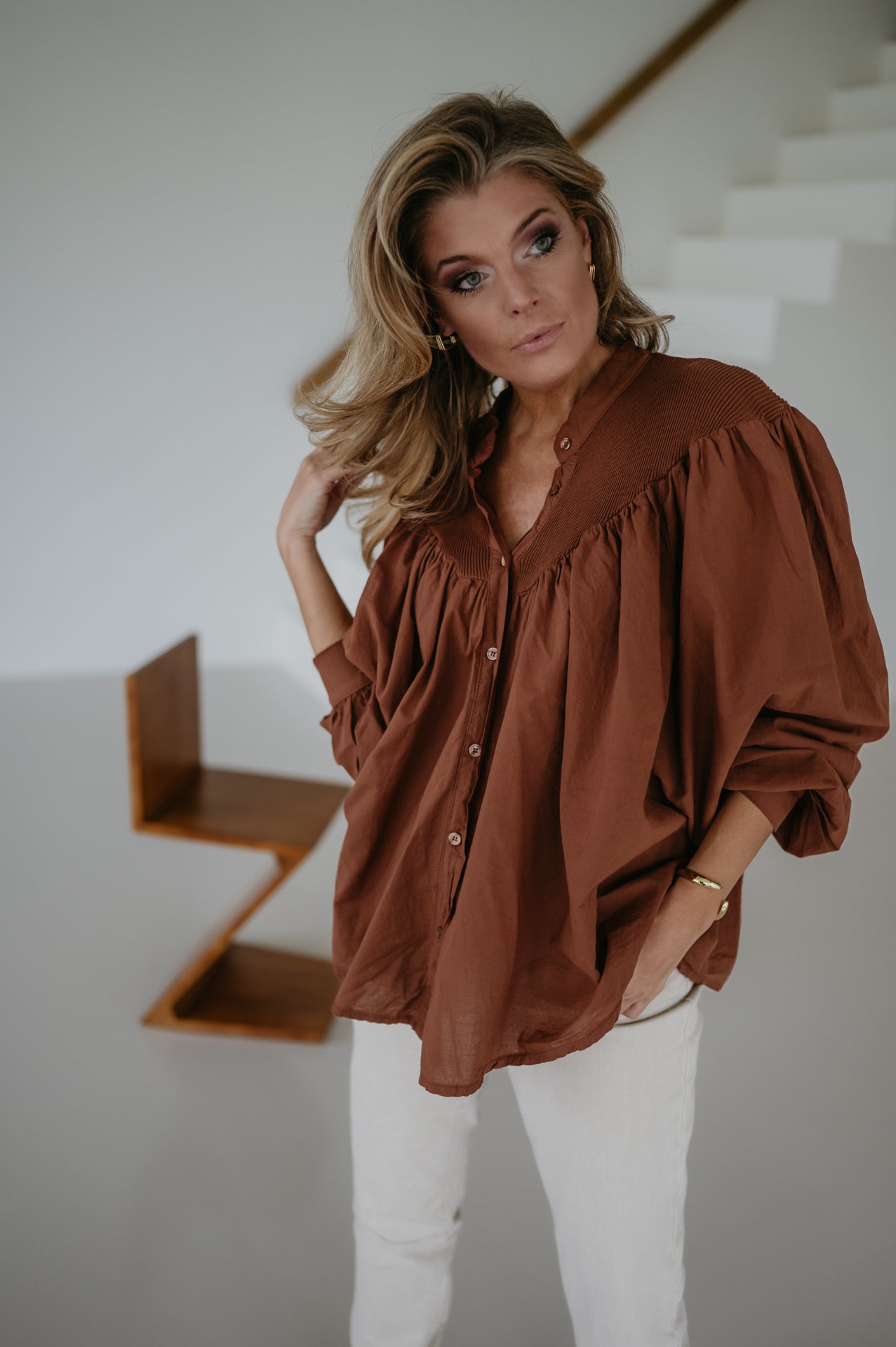 Addio blouse I Terracotta - Wild Souls by JV® - Blouses