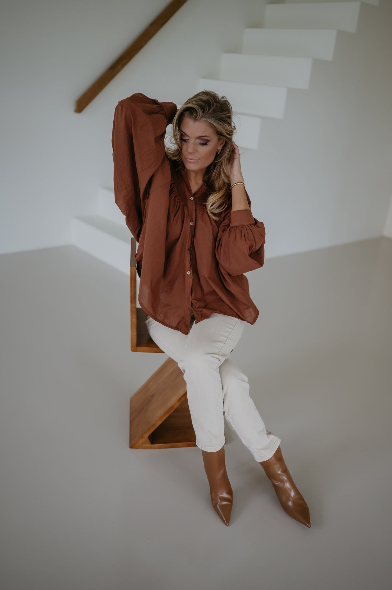 Addio blouse I Terracotta - Wild Souls by JV® - Blouses