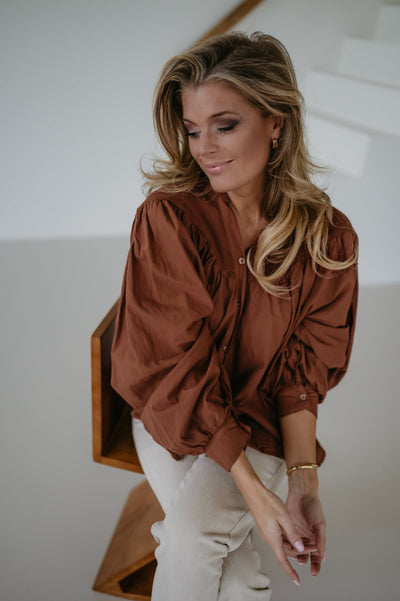 Addio blouse I Terracotta - Wild Souls by JV® - Blouses