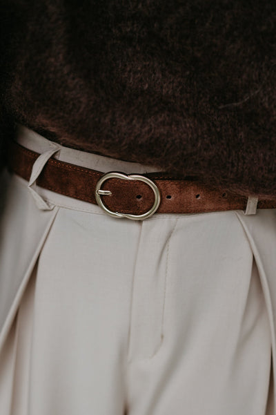 Agile belt I Chocolate Brown - Wild Souls by JV® - Belts