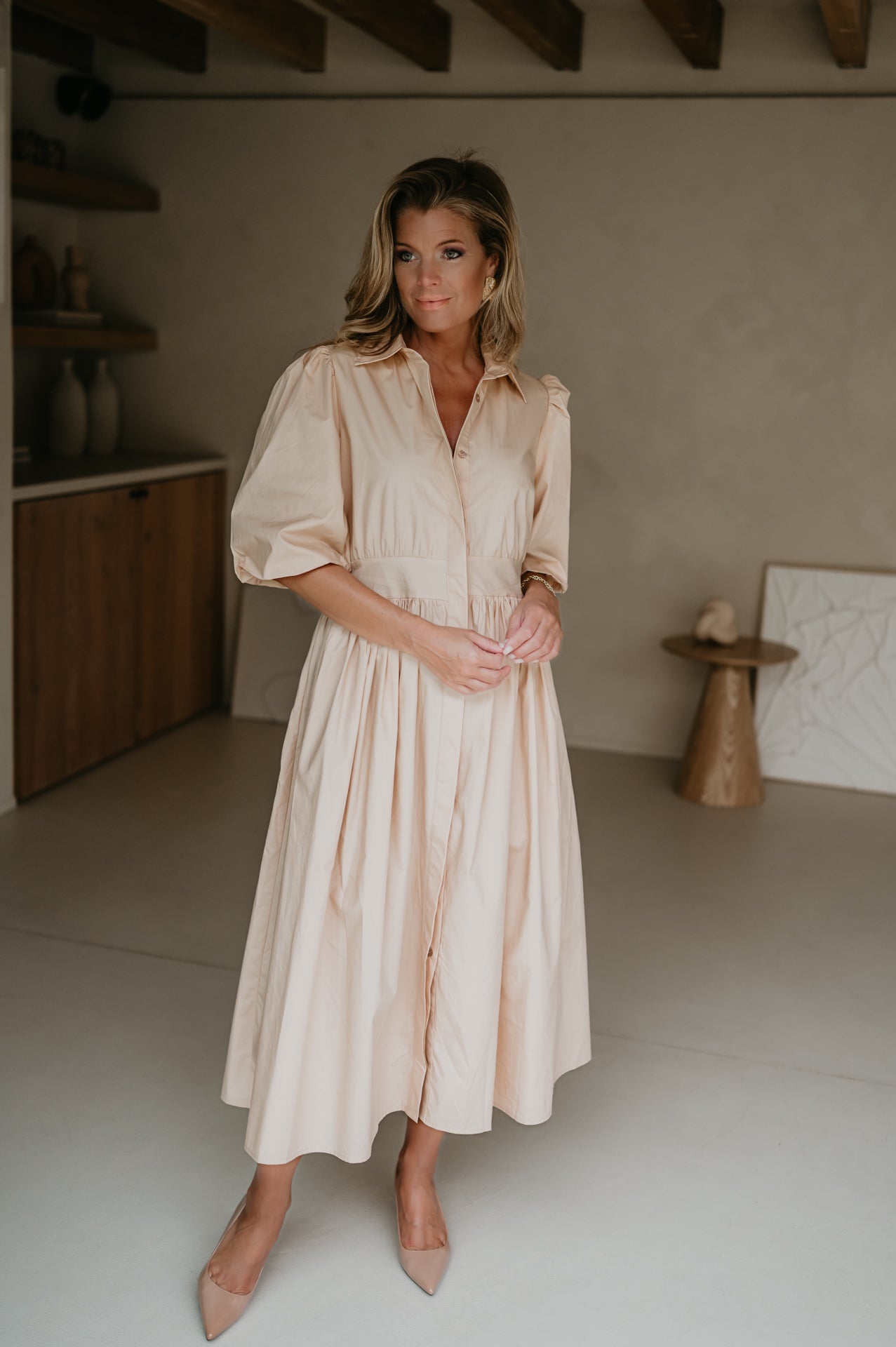 Agnello dress I Beige - Wild Souls by JV® - Dresses