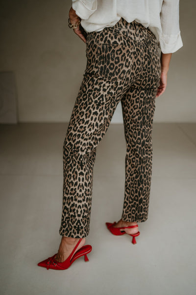 Aleda jeans I Leopard - Wild Souls by JV® - Jeans