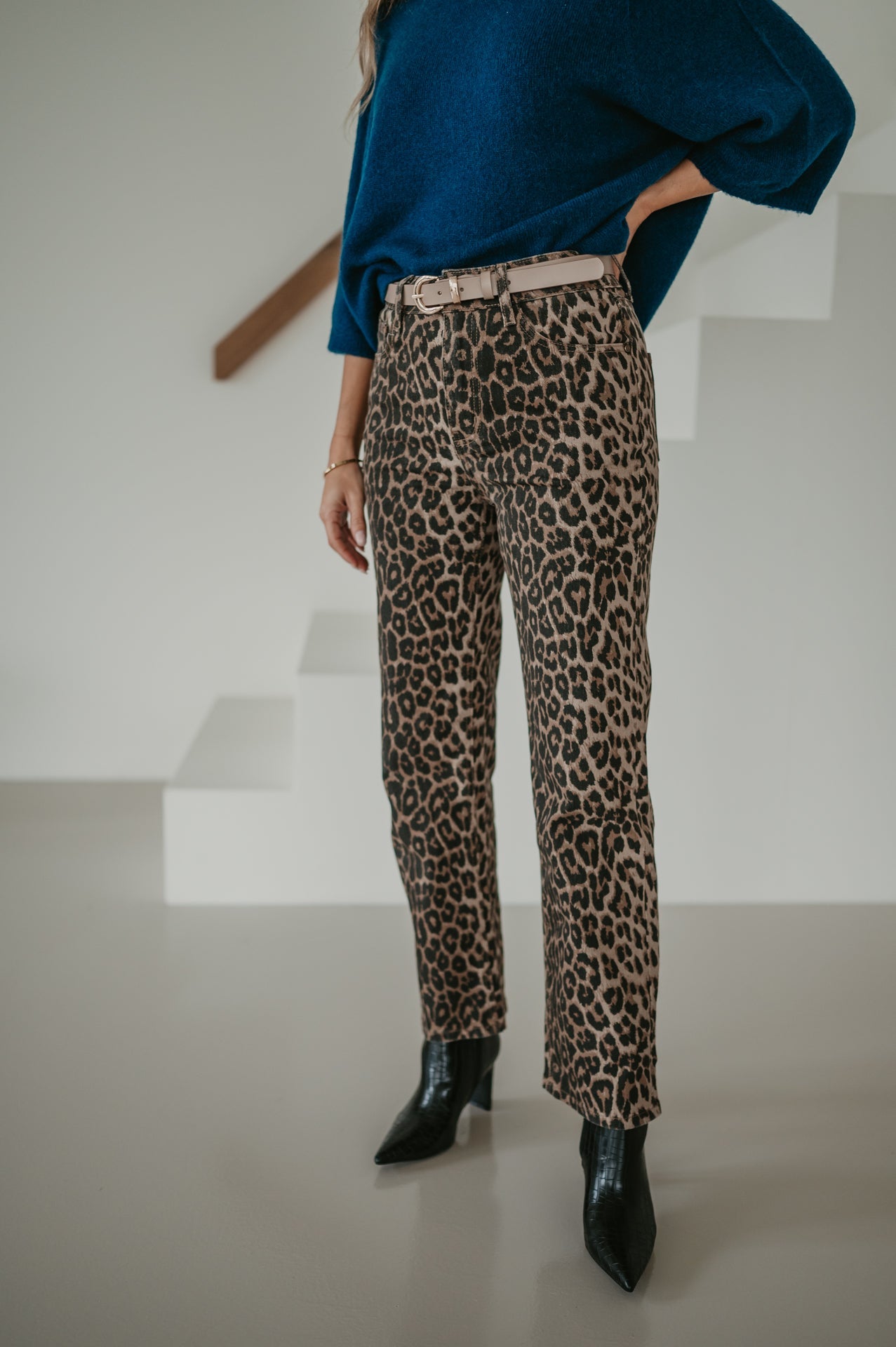 Aleda jeans I Leopard - Wild Souls by JV® - Jeans