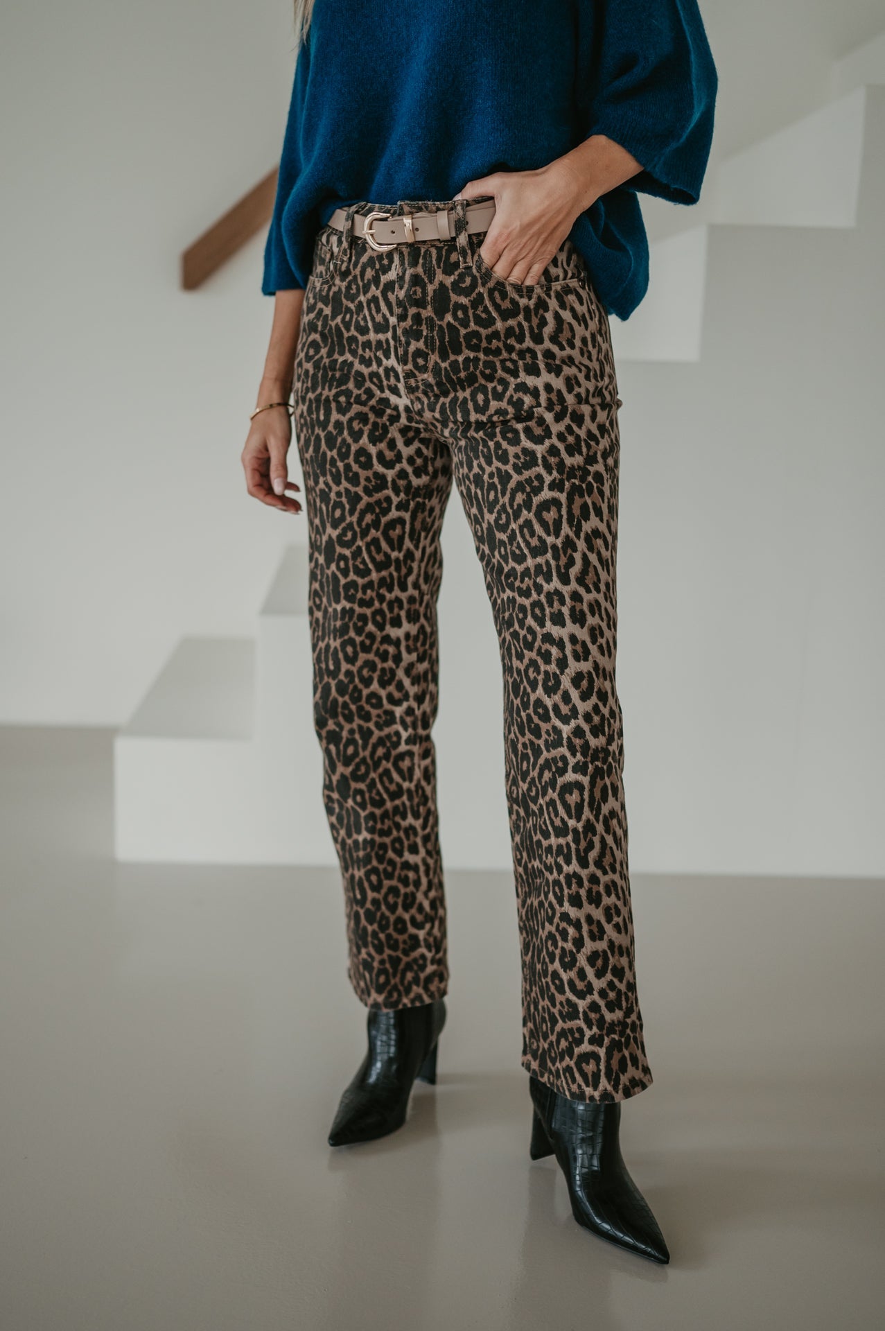 Aleda jeans I Leopard - Wild Souls by JV® - Jeans