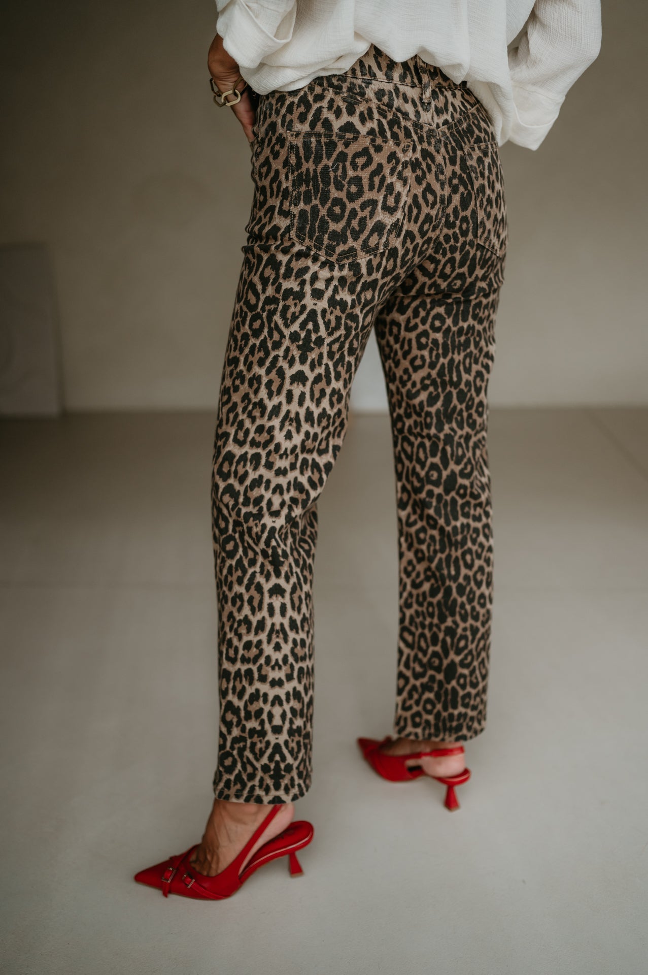 Aleda jeans I Leopard - Wild Souls by JV® - Jeans