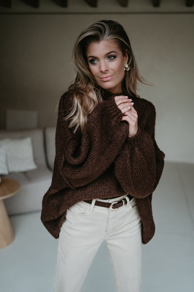 Arte knit I Chocolate Brown - Wild Souls by JV® - Knits