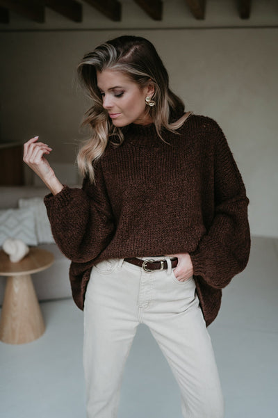 Arte knit I Chocolate Brown - Wild Souls by JV® - Knits