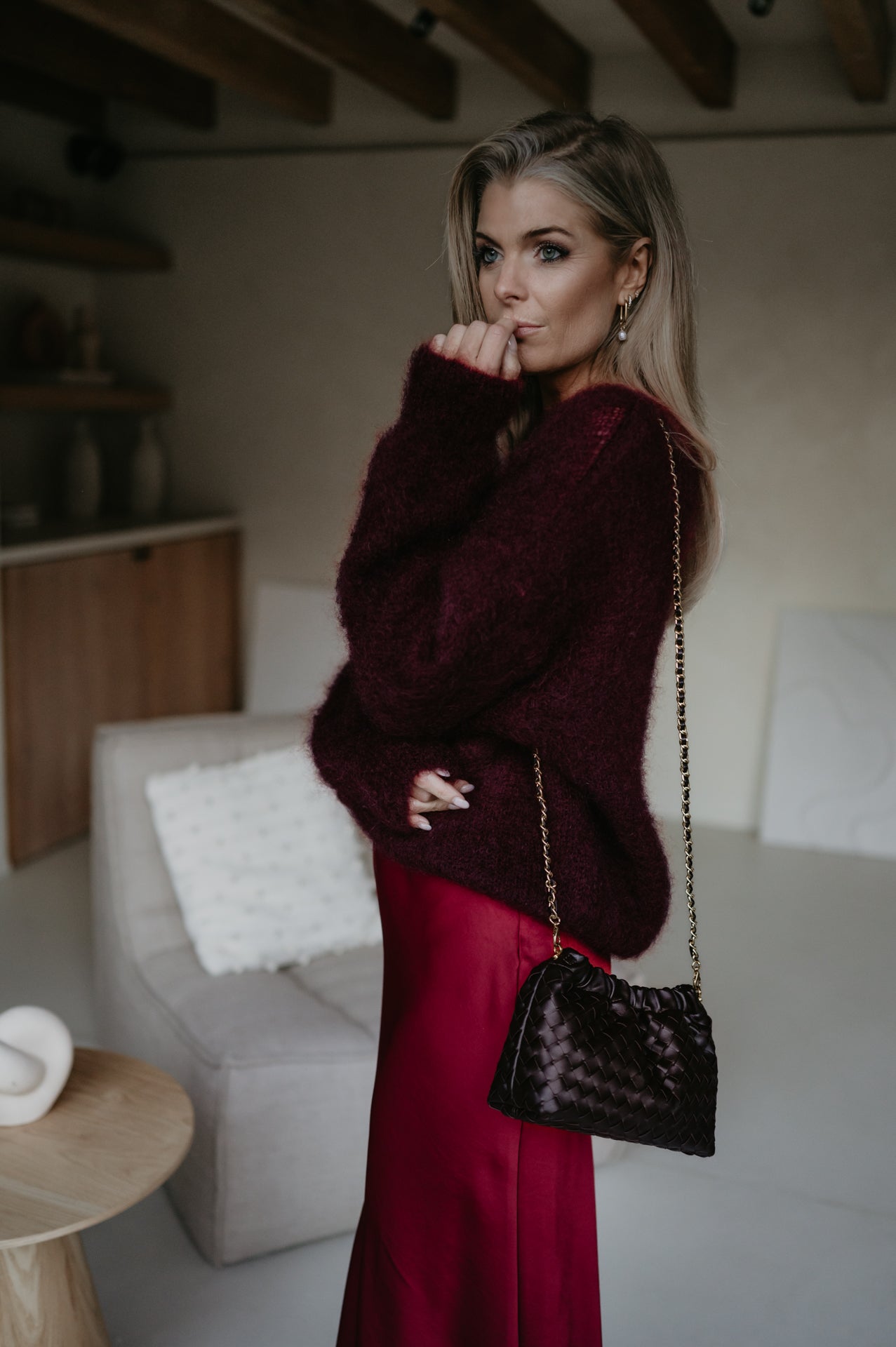 Bionda handbag I Burgundy - Wild Souls by JV® - Handbags