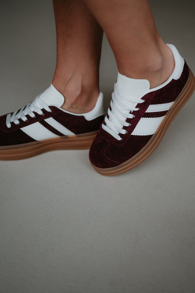 Carino sneakers I Burgundy - Wild Souls by JV® - Sneakers