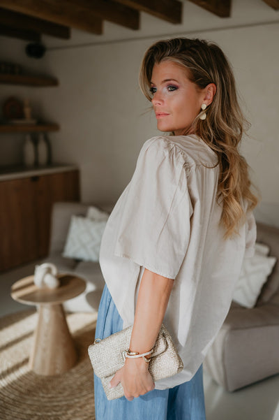 Carta blouse I Beige - Wild Souls by JV® - Blouses