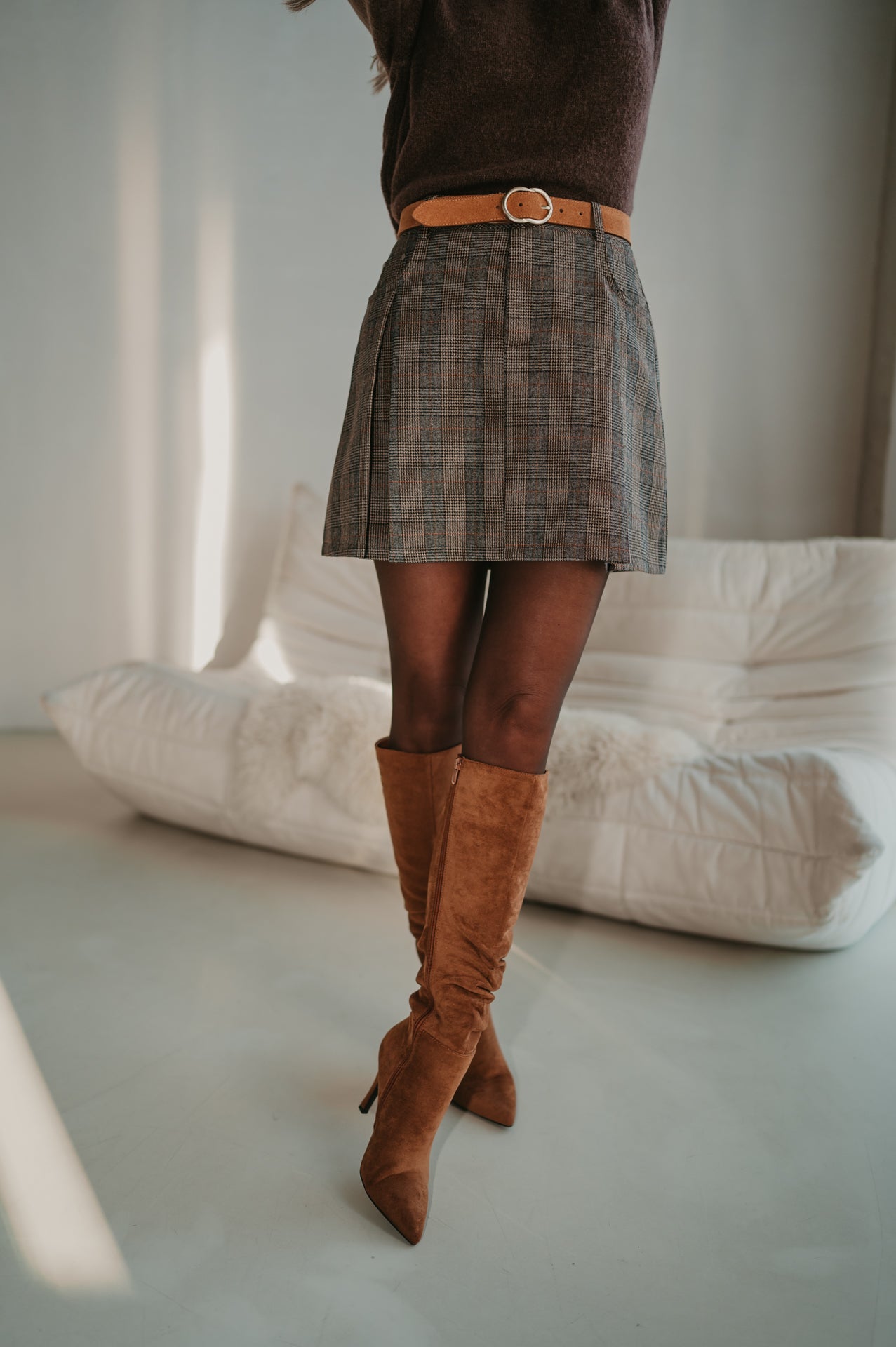 Cena skirt I Brown - Wild Souls by JV® - Skirts