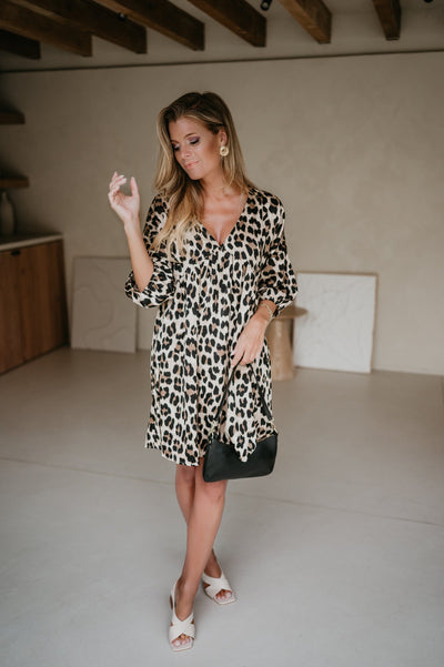 Ceriolo dress I Leopard - Wild Souls by JV® - Dresses