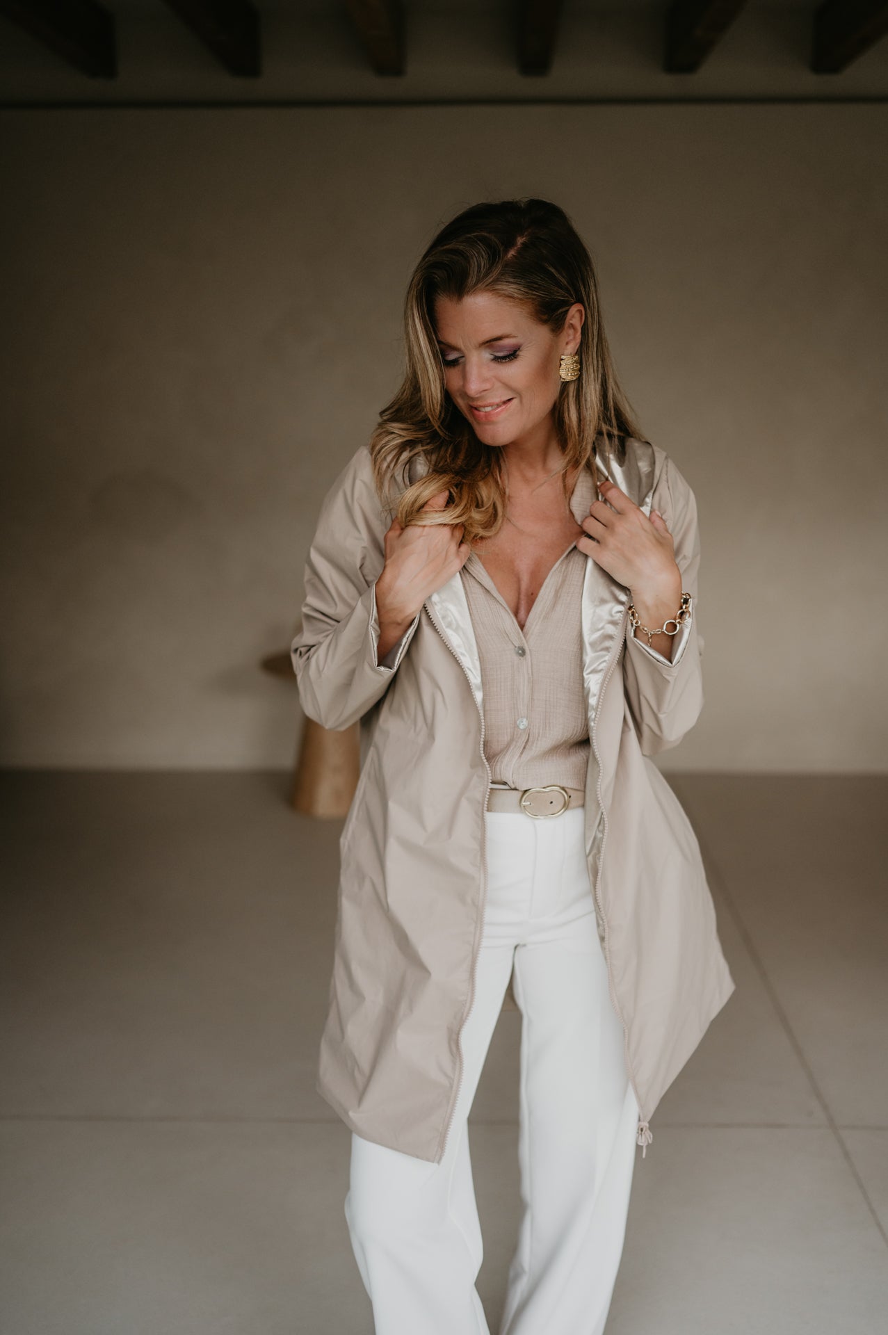 Chiamo jacket I Beige - Wild Souls by JV® - Jackets