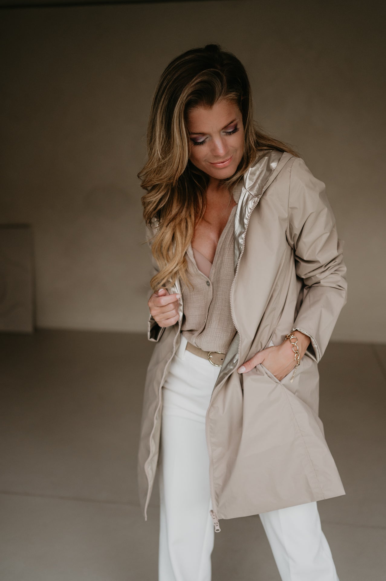 Chiamo jacket I Beige - Wild Souls by JV® - Jackets