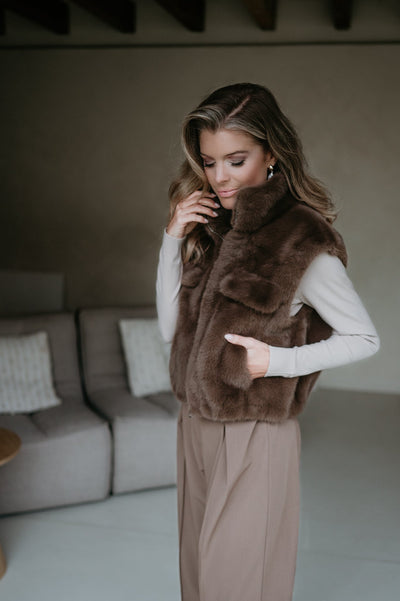 Ciale gilet I Taupe - Wild Souls by JV® - Gilets