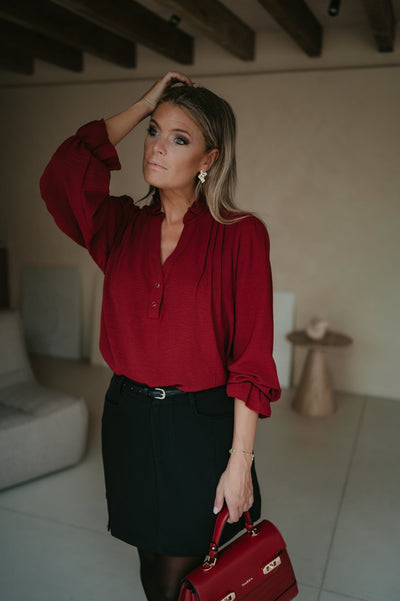 Cittadine blouse I Bordeaux - Wild Souls by JV® - Blouses