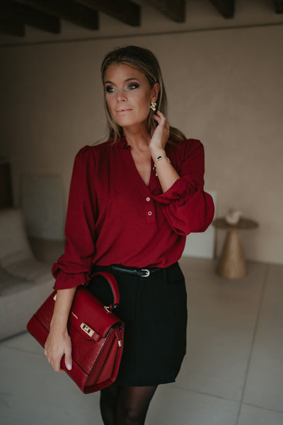 Cittadine blouse I Bordeaux - Wild Souls by JV® - Blouses