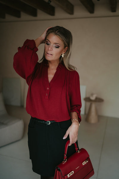 Cittadine blouse I Bordeaux - Wild Souls by JV® - Blouses