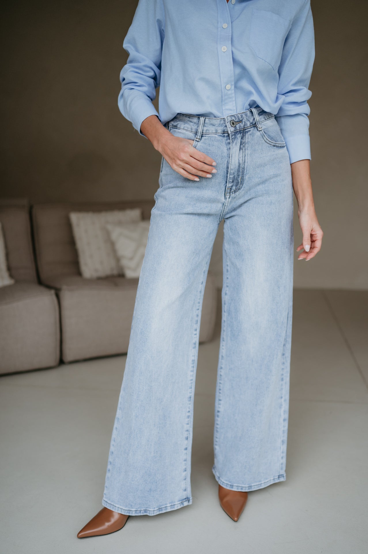 Cotto jeans I Blue - Wild Souls by JV® - Jeans