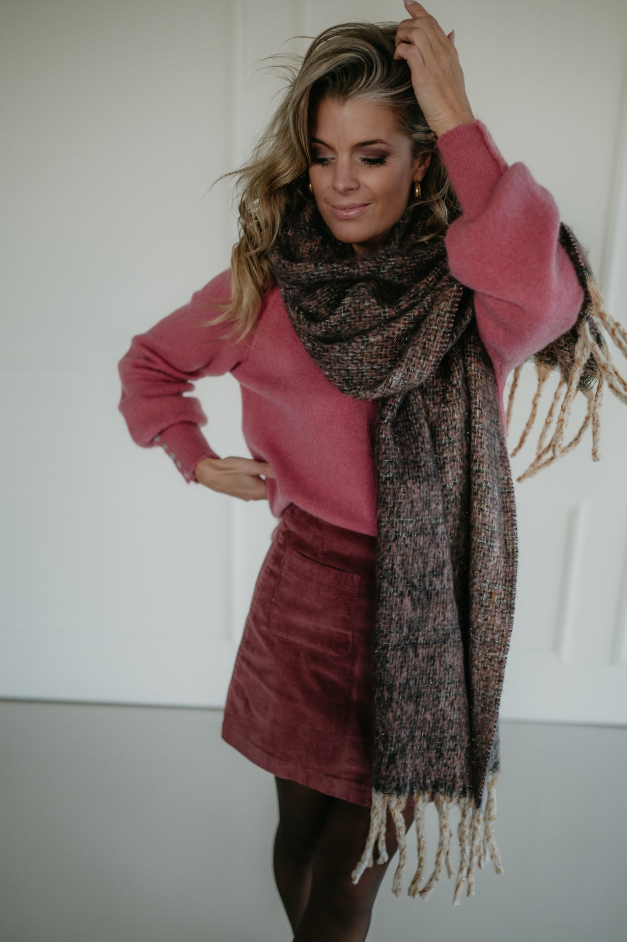 Cozza scarf I Brown - Wild Souls by JV® - Scarfs