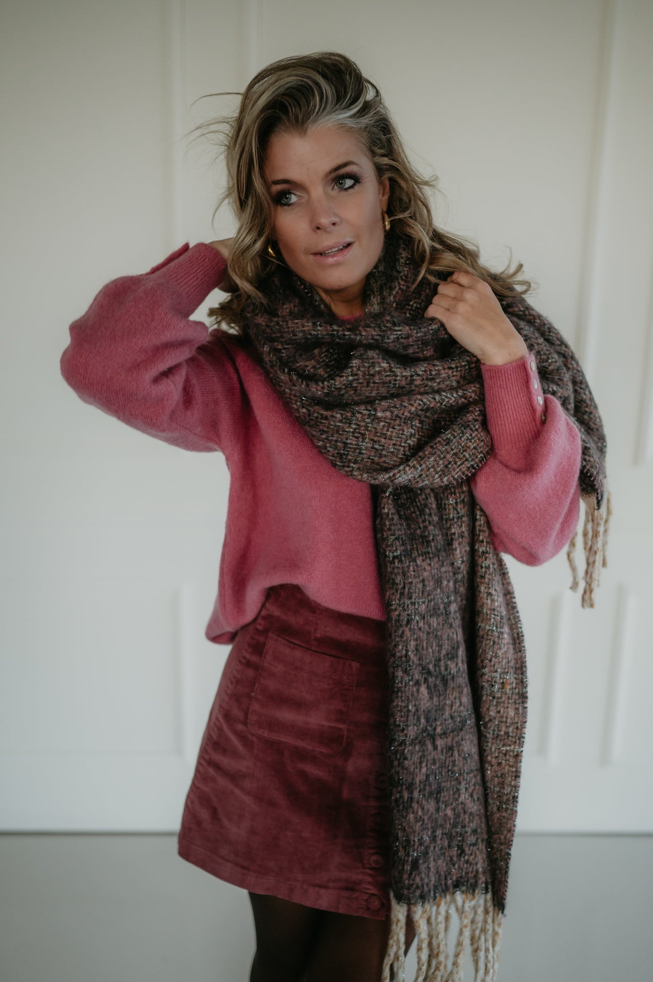 Cozza scarf I Brown - Wild Souls by JV® - Scarfs