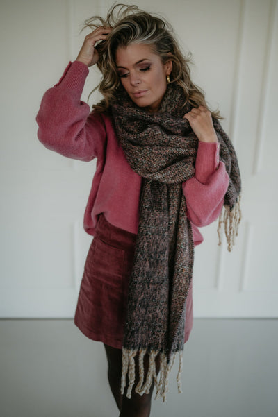 Cozza scarf I Brown - Wild Souls by JV® - Scarfs