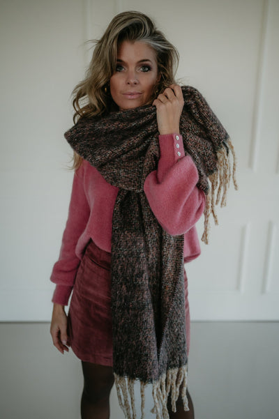 Cozza scarf I Brown - Wild Souls by JV® - Scarfs