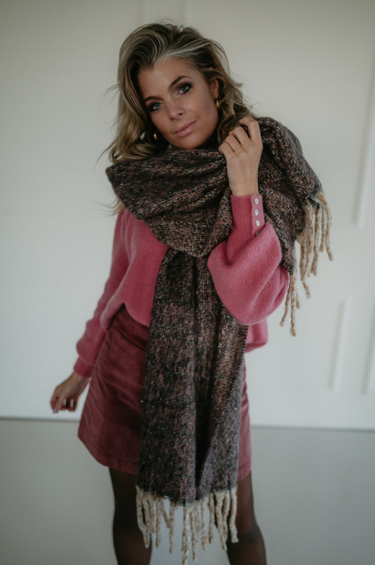 Cozza scarf I Brown - Wild Souls by JV® - Scarfs