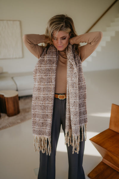 Cozza scarf I Coffee - Wild Souls by JV® - Scarfs