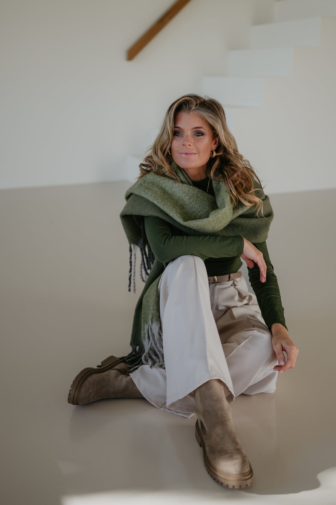 Cozza scarf I Khaki - Wild Souls by JV® - Scarfs