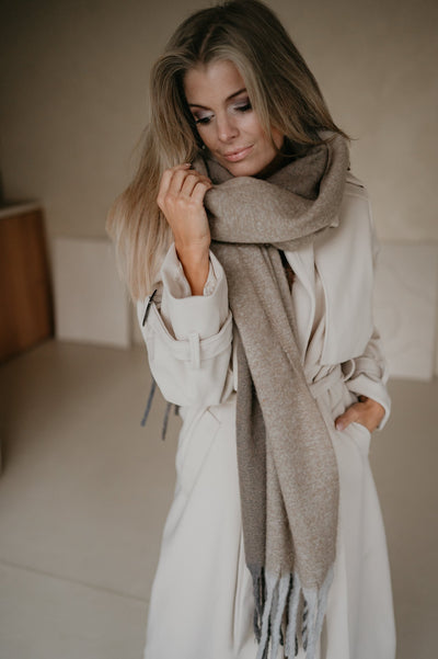 Cozza scarf I Taupe - Wild Souls by JV® - Scarfs