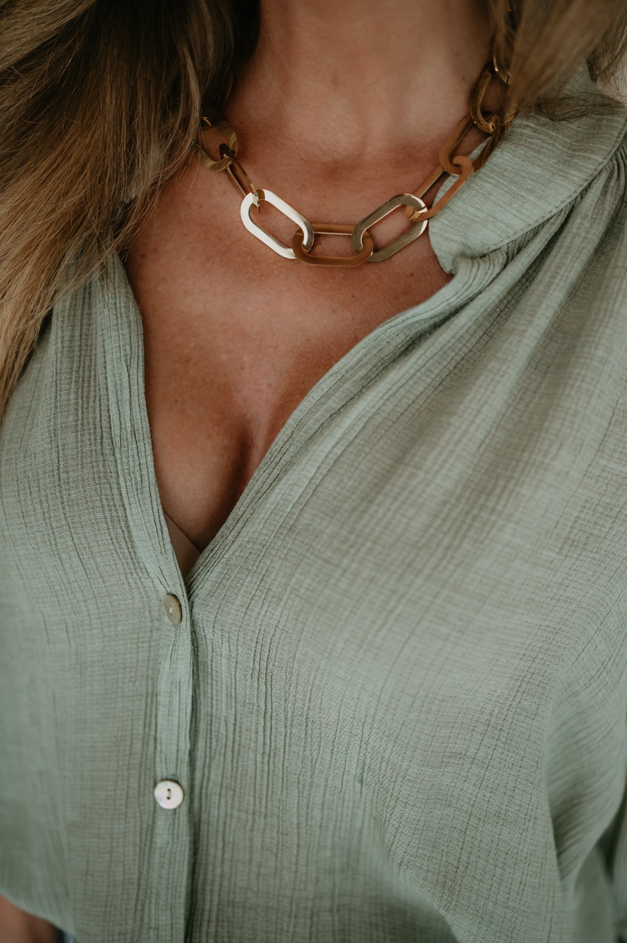 Crisane necklace I Gold - Wild Souls by JV® - Necklaces