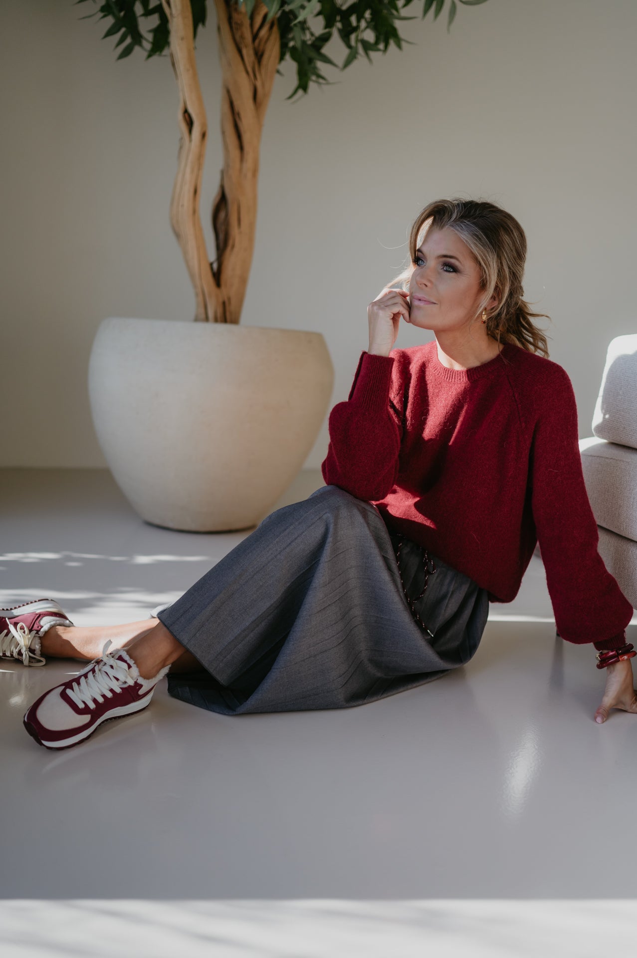 Dentro knit I Bordeaux - Wild Souls by JV® - Knits