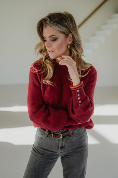 Dentro knit I Bordeaux - Wild Souls by JV® - Knits