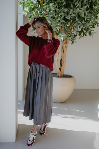 Dentro knit I Bordeaux - Wild Souls by JV® - Knits