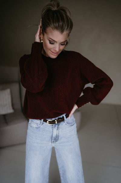 Dentro knit I Burgundy - Wild Souls by JV® - Knits