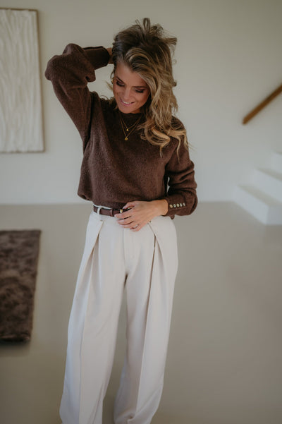 Dentro knit I Chocolat Brown - Wild Souls by JV® - Knits