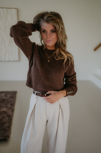 Dentro knit I Chocolat Brown - Wild Souls by JV® - Knits