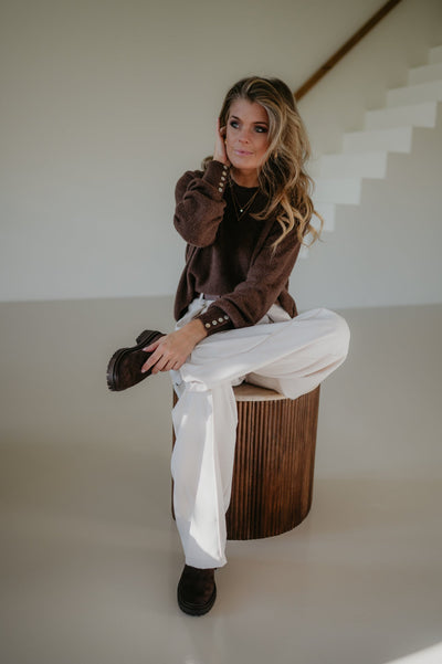 Dentro knit I Chocolat Brown - Wild Souls by JV® - Knits