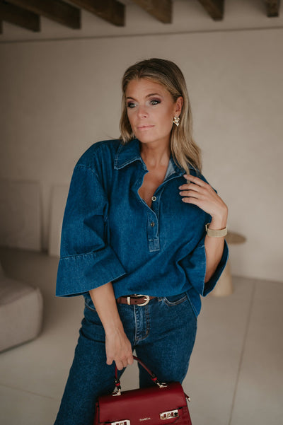 Doveri shirt I Jeans Blue - Wild Souls by JV® - Shirts