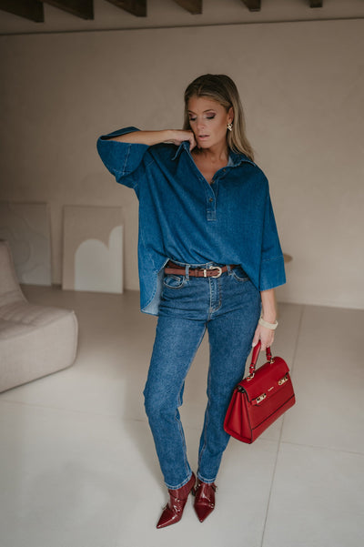 Doveri shirt I Jeans Blue - Wild Souls by JV® - Shirts