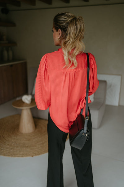 Escono blouse I Coral - Wild Souls by JV® - Blouses