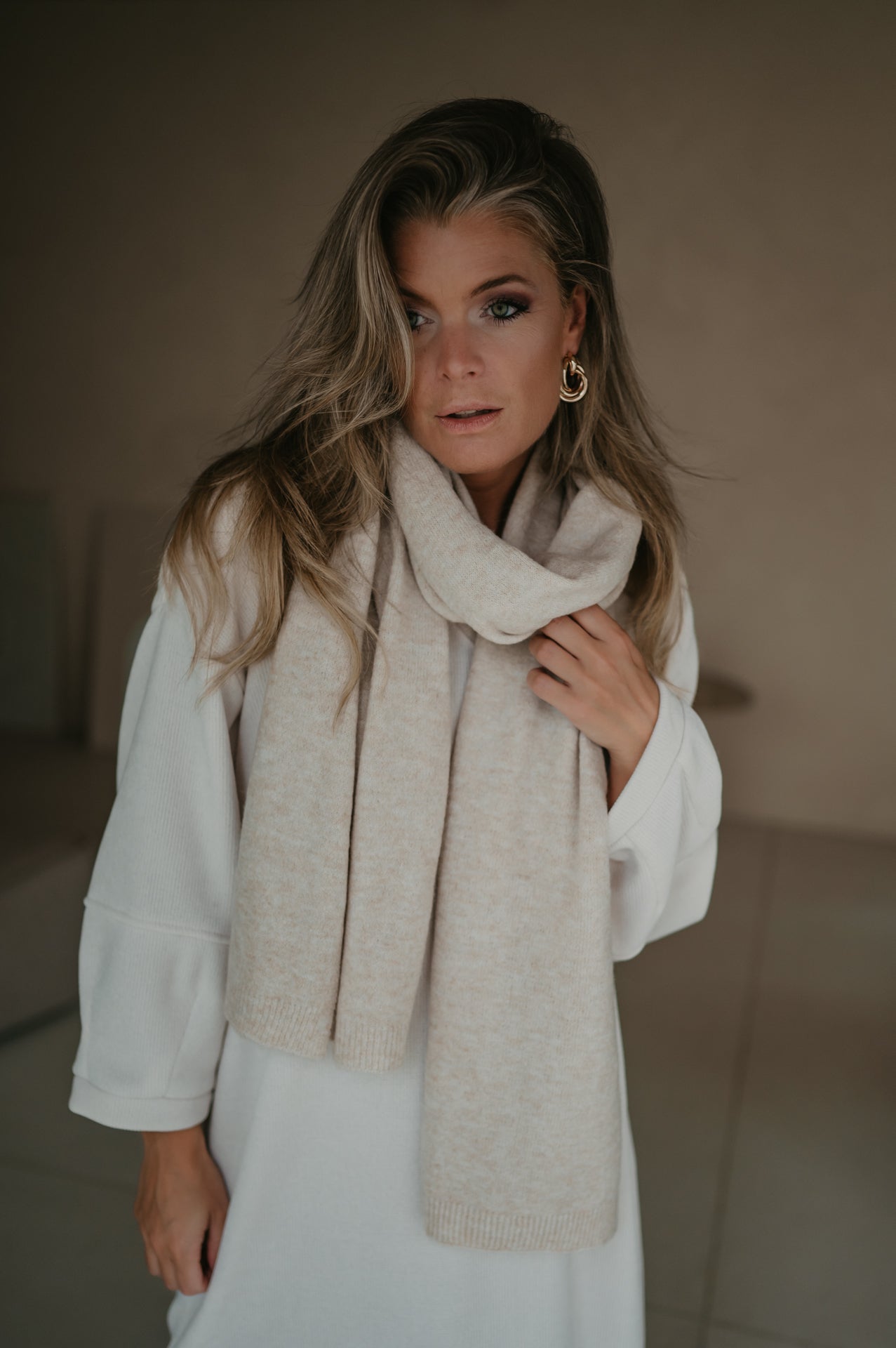 Esiste scarf I Beige - Wild Souls by JV® - Scarfs