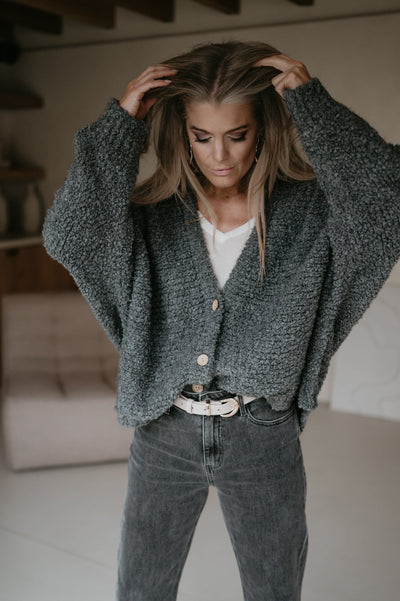 Facciamo cardigan I Grey - Wild Souls by JV® - Cardigans