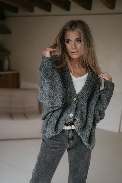 Facciamo cardigan I Grey - Wild Souls by JV® - Cardigans