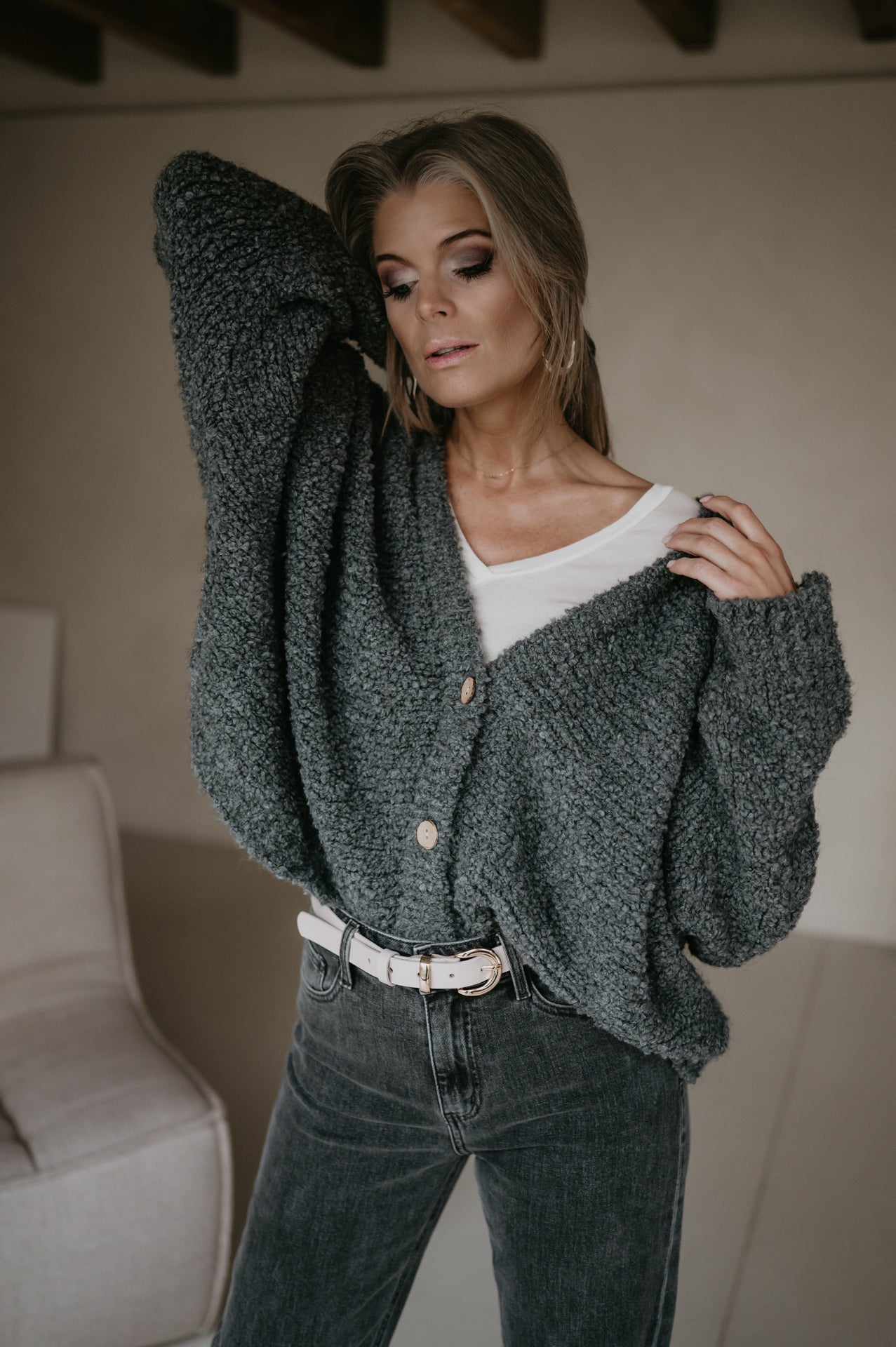 Facciamo cardigan I Grey - Wild Souls by JV® - Cardigans