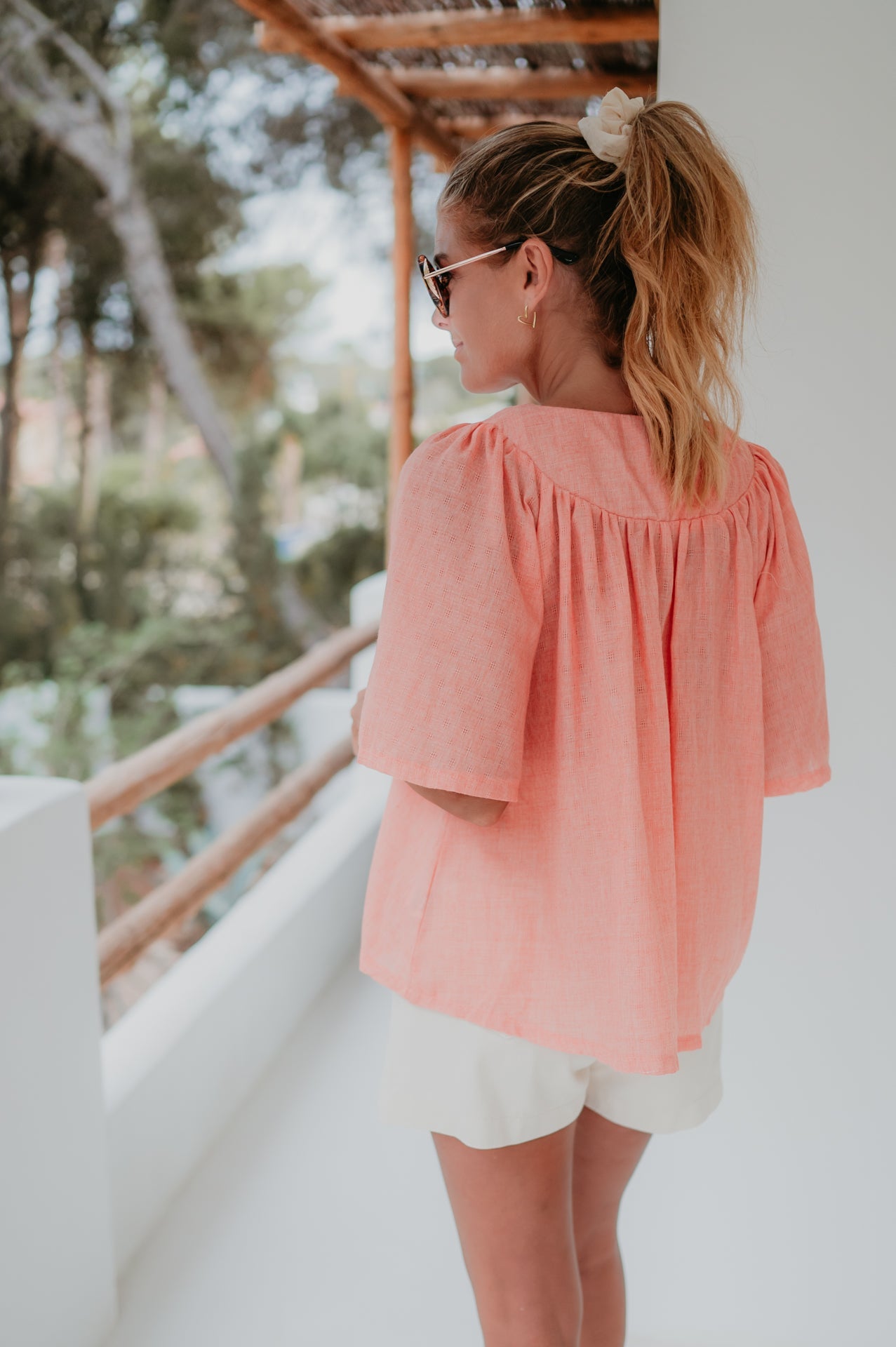 Festa blouse I Peach - Wild Souls by JV® - Blouses