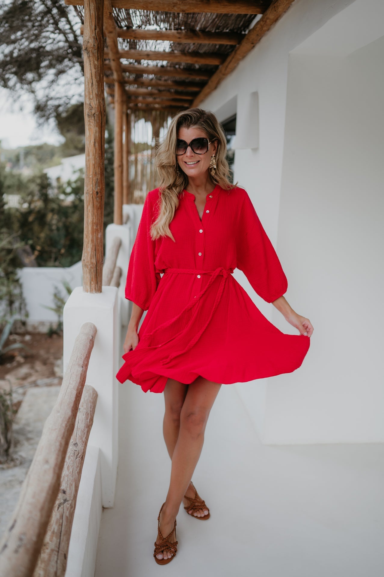 Francese dress I Red - Wild Souls by JV® - Dresses